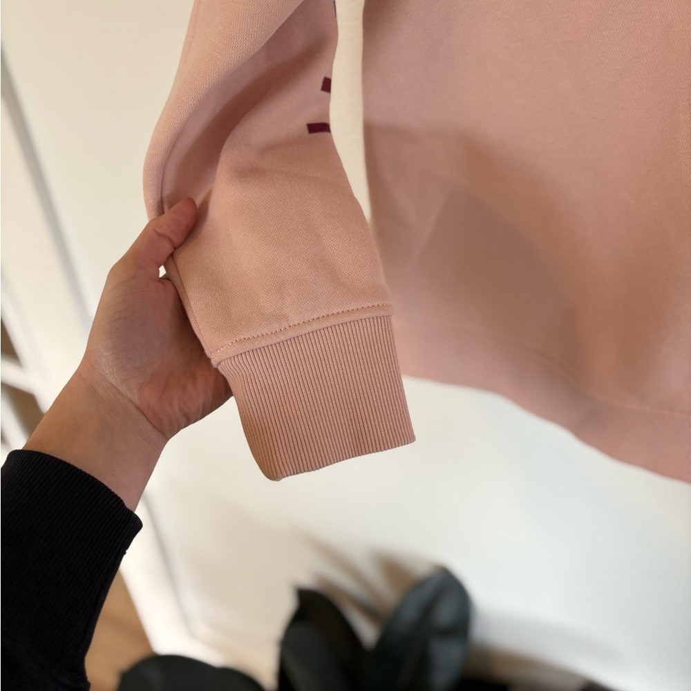 Carhartt Women's Light Pink Hoodie - Picture 6 of 6